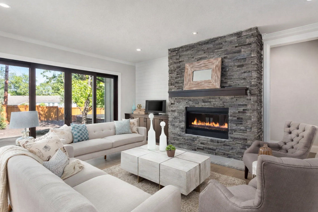 Fireplace installation in Knoxville, TN