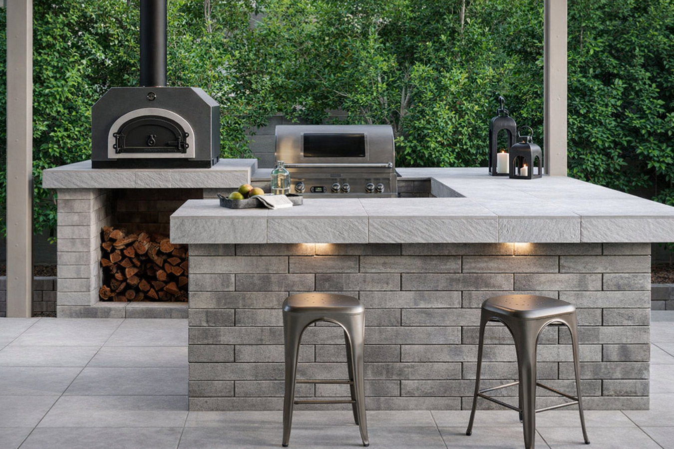 Outdoor kitchen masonry in Knoxville, TN